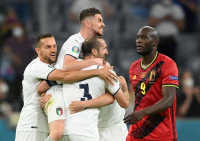 Taklukkan Belgia 2-1, Italia ke Semifinal Hadapi Spanyol